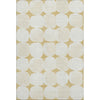 Piper Looms Mayfield Circles AMF870 Gold Machine Washable Area Rug main image