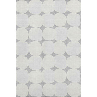 Piper Looms Mayfield Circles AMF870 Gray Machine Washable Area Rug main image