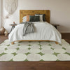 Piper Looms Mayfield Circles AMF870 Green Machine Washable Area Rug Lifestyle Image Feature
