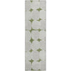 Piper Looms Mayfield Circles AMF870 Green Machine Washable Area Rug Runner Main Image