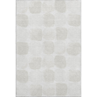Piper Looms Mayfield Circles AMF870 Ivory Machine Washable Area Rug main image