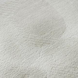 Piper Looms Mayfield Circles AMF870 Ivory Machine Washable Area Rug Swatch Image