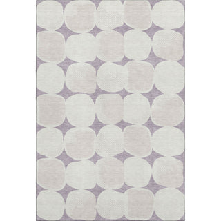 Piper Looms Mayfield Circles AMF870 Lavender Machine Washable Area Rug main image