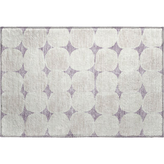 Piper Looms Mayfield Circles AMF870 Lavender Machine Washable Area Rug Scatter Main Image