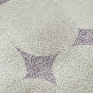 Piper Looms Mayfield Circles AMF870 Lavender Machine Washable Area Rug Swatch Image