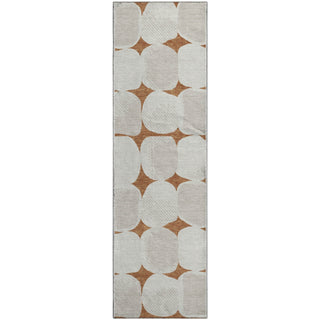 Piper Looms Mayfield Circles AMF870 Paprika Machine Washable Area Rug Runner Main Image