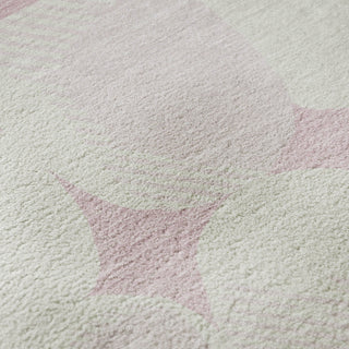 Piper Looms Mayfield Circles AMF870 Pink Machine Washable Area Rug Swatch Image