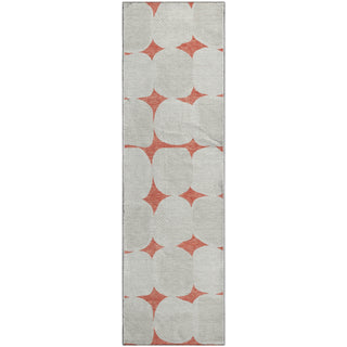 Piper Looms Mayfield Circles AMF870 Salmon Machine Washable Area Rug Runner Main Image