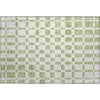 Piper Looms Mayfield Squares AMF871 Aloe Machine Washable Area Rug Scatter Main Image