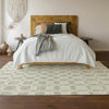 Piper Looms Mayfield Squares AMF871 Ivory Machine Washable Area Rug Lifestyle Image Feature