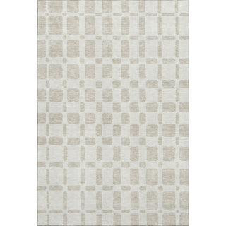 Piper Looms Mayfield Squares AMF871 Ivory Machine Washable Area Rug main image