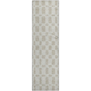 Piper Looms Mayfield Squares AMF871 Ivory Machine Washable Area Rug Runner Main Image