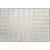 Piper Looms Mayfield Squares AMF871 Ivory Machine Washable Area Rug Scatter Main Image