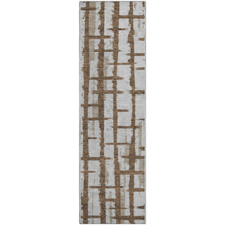 Piper Looms Mayfield Stripes AMF872 Chocolate Machine Washable Area Rug Runner Main Image