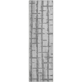 Piper Looms Mayfield Stripes AMF872 Gray Machine Washable Area Rug Runner Main Image