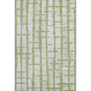 Piper Looms Mayfield Stripes AMF872 Green Machine Washable Area Rug main image