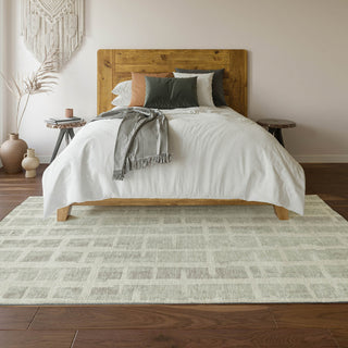 Piper Looms Mayfield Stripes AMF872 Ivory Machine Washable Area Rug Lifestyle Image Feature