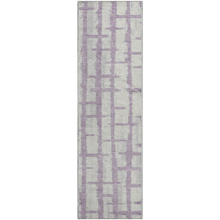 Piper Looms Mayfield Stripes AMF872 Lavender Machine Washable Area Rug Runner Main Image