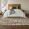 Piper Looms Mayfield Stripes AMF872 Paprika Machine Washable Area Rug Lifestyle Image Feature