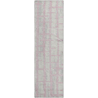 Piper Looms Mayfield Stripes AMF872 Pink Machine Washable Area Rug Runner Main Image