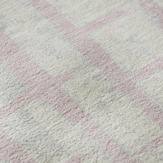 Piper Looms Mayfield Stripes AMF872 Pink Machine Washable Area Rug Swatch Image