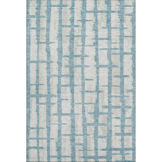Piper Looms Mayfield Stripes AMF872 Sky Machine Washable Area Rug main image