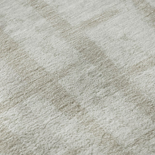 Piper Looms Mayfield Stripes AMF872 Taupe Machine Washable Area Rug Swatch Image