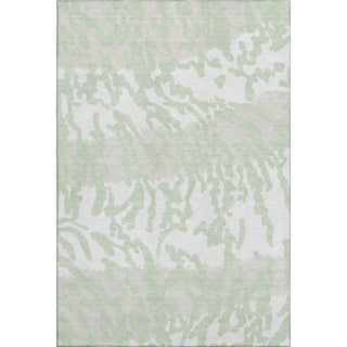 Piper Looms Mayfield Animal Print AMF873 Aloe Machine Washable Area Rug main image