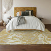 Piper Looms Mayfield Animal Print AMF873 Gold Machine Washable Area Rug Lifestyle Image Feature