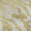 Piper Looms Mayfield Animal Print AMF873 Gold Machine Washable Area Rug Swatch Image