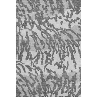 Piper Looms Mayfield Animal Print AMF873 Gray Machine Washable Area Rug main image