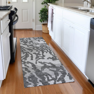 Piper Looms Mayfield Animal Print AMF873 Gray Machine Washable Area Rug Runner Lifestyle Image Feature
