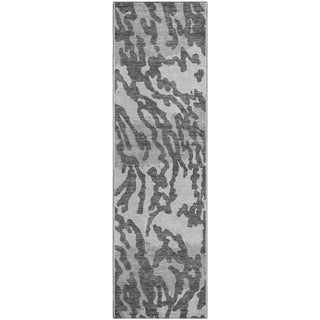 Piper Looms Mayfield Animal Print AMF873 Gray Machine Washable Area Rug Runner Main Image