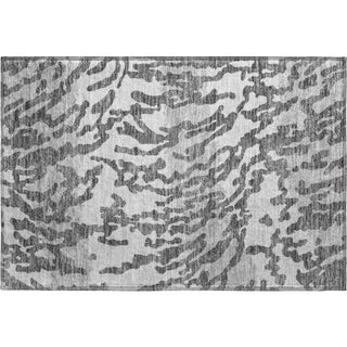 Piper Looms Mayfield Animal Print AMF873 Gray Machine Washable Area Rug Scatter Main Image