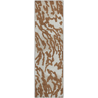 Piper Looms Mayfield Animal Print AMF873 Paprika Machine Washable Area Rug Runner Main Image