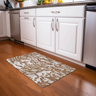 Piper Looms Mayfield Animal Print AMF873 Paprika Machine Washable Area Rug Scatter Lifestyle Image Feature