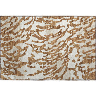 Piper Looms Mayfield Animal Print AMF873 Paprika Machine Washable Area Rug Scatter Main Image