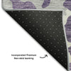 Piper Looms Mayfield Animal Print AMF873 Purple Machine Washable Area Rug Backing Image