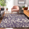 Piper Looms Mayfield Animal Print AMF873 Purple Machine Washable Area Rug Lifestyle Image Feature