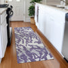Piper Looms Mayfield Animal Print AMF873 Purple Machine Washable Area Rug Runner Lifestyle Image Feature