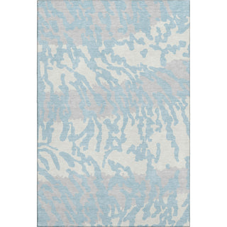 Piper Looms Mayfield Animal Print AMF873 Sky Machine Washable Area Rug main image