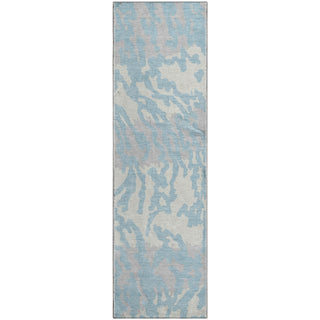 Piper Looms Mayfield Animal Print AMF873 Sky Machine Washable Area Rug Runner Main Image