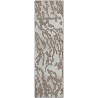 Piper Looms Mayfield Animal Print AMF873 Taupe Machine Washable Area Rug Runner Main Image
