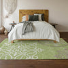 Piper Looms Mayfield Scrolls AMF874 Aloe Machine Washable Area Rug Lifestyle Image Feature
