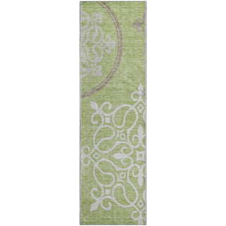 Piper Looms Mayfield Scrolls AMF874 Aloe Machine Washable Area Rug Runner Main Image