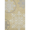 Piper Looms Mayfield Scrolls AMF874 Gold Machine Washable Area Rug main image