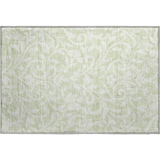 Piper Looms Mayfield Floral AMF875 Aloe Machine Washable Area Rug Scatter Main Image