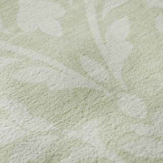 Piper Looms Mayfield Floral AMF875 Aloe Machine Washable Area Rug Swatch Image
