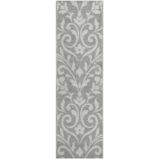 Piper Looms Mayfield Floral AMF875 Gray Machine Washable Area Rug Runner Main Image