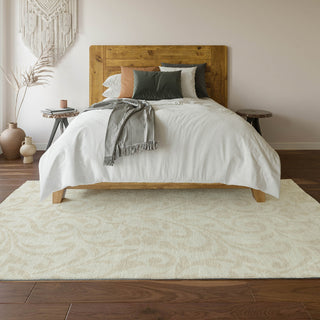 Piper Looms Mayfield Floral AMF875 Ivory Machine Washable Area Rug Lifestyle Image Feature
